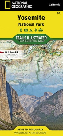 Yosemite National Park Trail Map