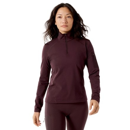 Arc'teryx Rho Zip-Neck Base Layer Top - Women's 1