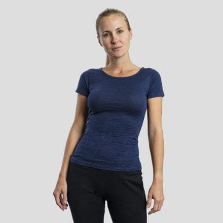 Arms of Andes 160 Ultralight Alpaca Wool Crew Neck Base Layer T-Shirt - Women's 0