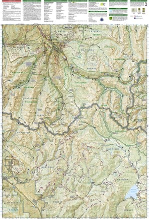 National Geographic Collegiate Peaks Wilderness Area Topographic Map 2