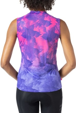 terry sleeveless cycling jersey