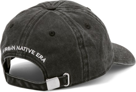 Urban Native Era You Are On Native Land Everyday Cap Back view (Black)