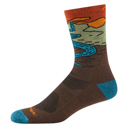 Darn Tough Chasing Waterfalls Micro Crew Socks - Men's 1