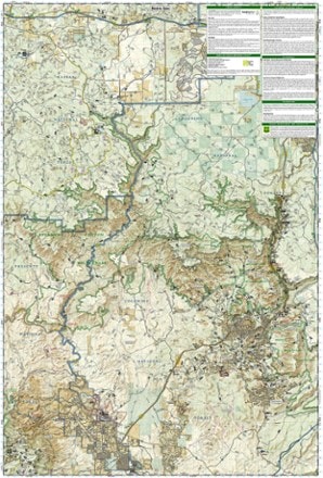 National Geographic Sycamore Canyon / Verde Valley Topographic Map 1