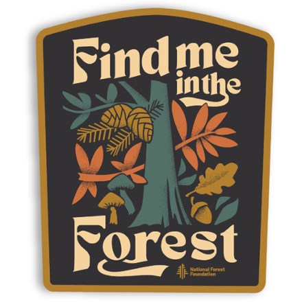 The Landmark Project Find Me In The Forest Sticker 0
