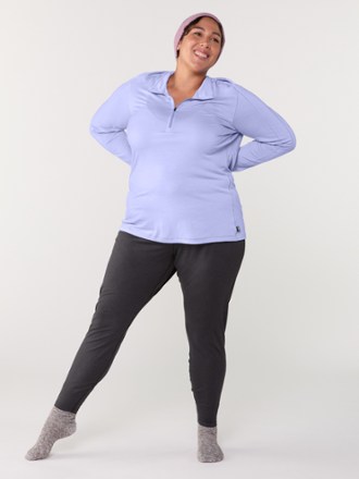 REI Co-op Merino 185 Long-Sleeve Half-Zip Base Layer Top - Women's Plus Sizes 3