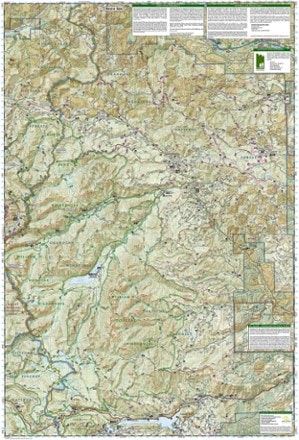 National Geographic Goat Rocks, Norse Peak and William O. Douglas Wilderness Areas Topographic Map 1