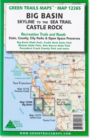 Green Trails Map 1226S - Big Basin and Castlerock 0