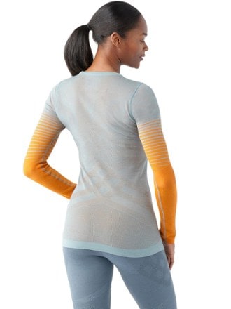 Smartwool Intraknit Thermal Merino Pattern Crew Base Layer Top - Women's 2