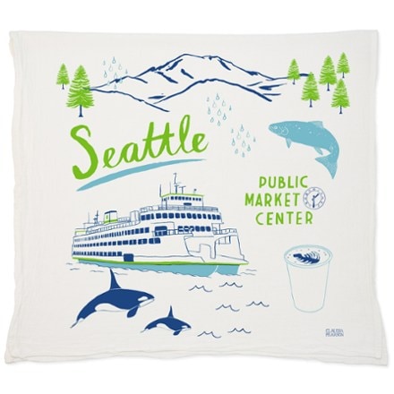 Claudia Pearson Seattle Tea Towel 0