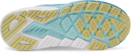 HOKA Arahi 6 Road-Running Shoes - Men's Sole view (Bluesteel/Sunlit Ocean)