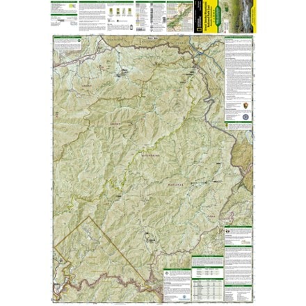 National Geographic Great Smoky Mountains National Park East Map 1