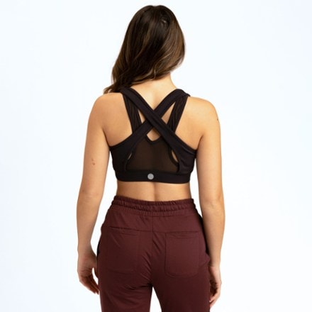 Threads 4 Thought Eva Crossover Mesh Sports Bra 1