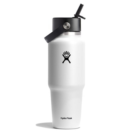 Hydro Flask Wide-Mouth Travel Bottle with Flex Straw Cap - 32 fl. oz. 0