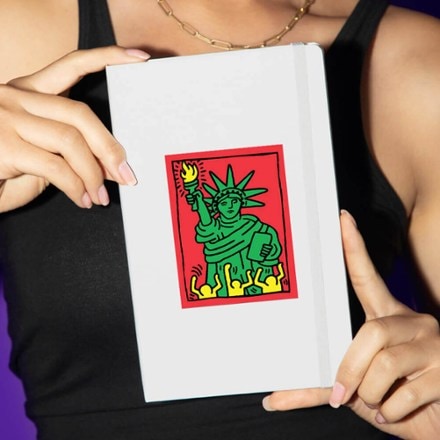 Apply Stickers Statue of Liberty by Keith Haring Sticker 1