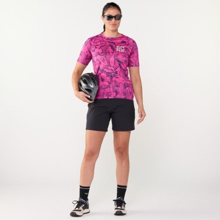 Endura Grid Floral LTD Printed Bike T-Shirt - Women's 5