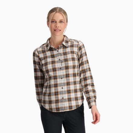 Royal Robbins Lieback Organic Cotton Flannel Shirt - Women's 1