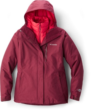 columbia 3 in one jacket women's