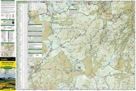 National Geographic Adirondack Park - Lake Placid/High Peaks Trail Map 2