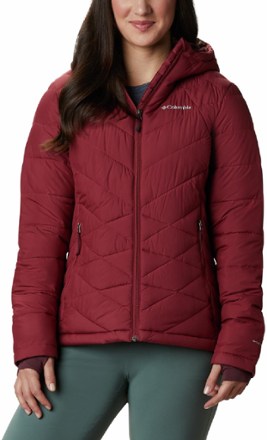 columbia heavenly hooded jacket for ladies