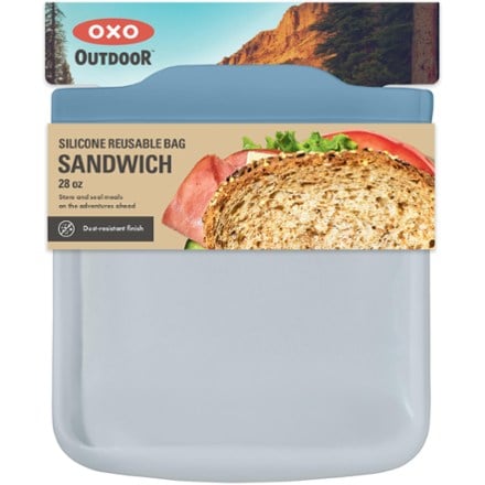 OXO Outdoor Silicone Reusable Sandwich Bag - 28 oz. 0