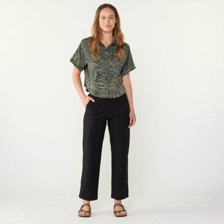 Roark Bless Up Cropped Button-Up Shirt - Women's 3