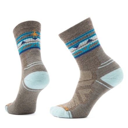 Smartwool Hike Light Cushion Zig Zag Valley Mid Crew Socks - Women's 0