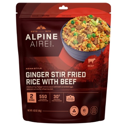 AlpineAire Foods Ginger Stir Fried Rice with Beef - 2 Servings 0