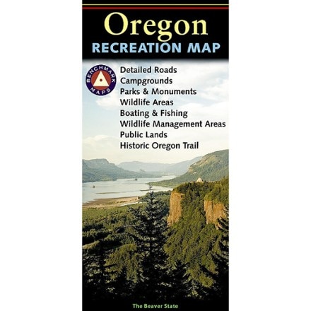 Benchmark Maps Oregon Recreation Map 0