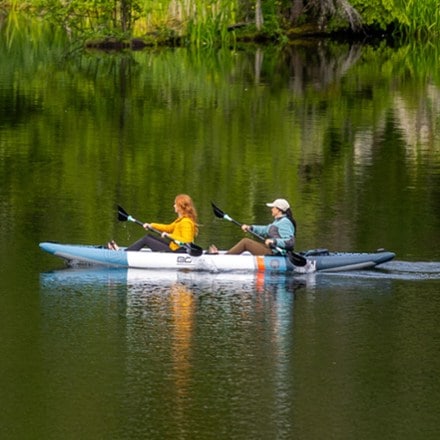 BOTE Vali Ultralight Tandem Inflatable Kayak with Paddles - 15' 1