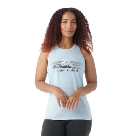 Smartwool Mountain Moon Graphic Tank Top - Women's 0