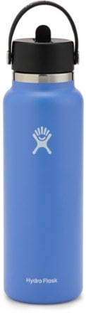 Hydro Flask Wide-Mouth Vacuum Water Bottle with Flex Straw Cap - 40 fl. oz. 0