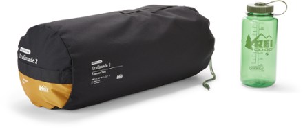 REI Co-op Trailmade 2 Tent with Footprint Stuff sack (32oz bottle not included) (Desert Sun)