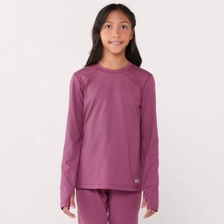 REI Co-op Midweight Base Layer Crew Top - Kids' 1