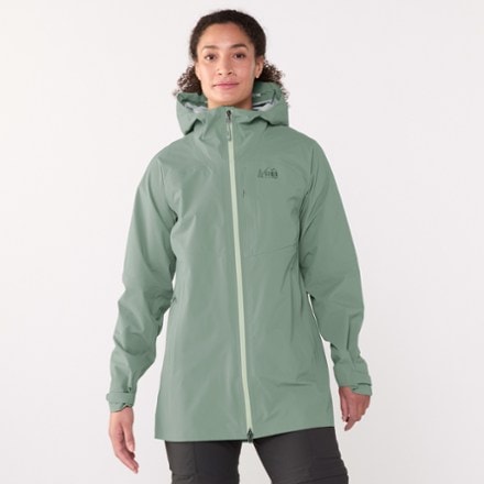 REI Co-op XeroCloud 3L Long Rain Jacket - Women's 1