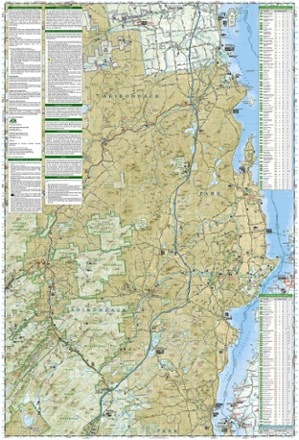 National Geographic Adirondack Park - Lake Placid/High Peaks Trail Map 1