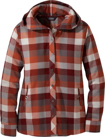 women's flannel sweatshirts