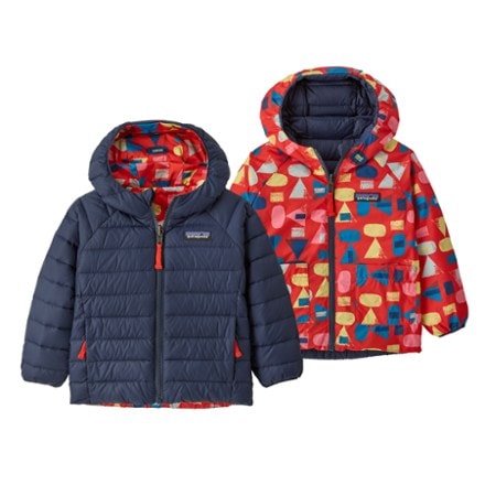 Patagonia Reversible Down Sweater Hoody - Toddlers' 0