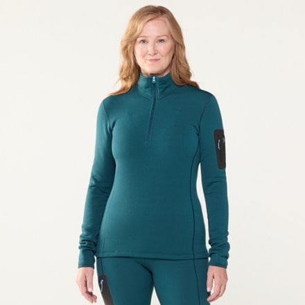 Arc'teryx Kyanite Zip-Neck Base Layer Top - Women's 1