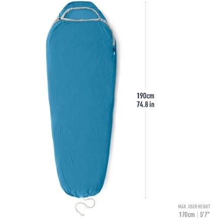 Sea to Summit Breeze Lightweight Sleeping Bag Liner With Insect Shield 5