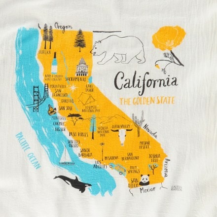 Claudia Pearson California Tea Towel 1