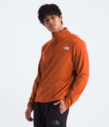 The North Face Cedar Trail Grid Fleece Quarter-Zip Top - Men's 4