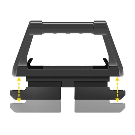 Topeak Omni QuickTrack Adapter - Large Fits rear racks with tube diameter 10–12 mm