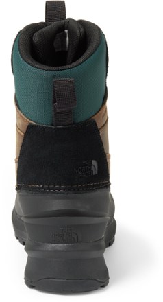 Chilkat V 400 Waterproof Boots - Men's [Back view (Toasted Brown/Tnf Black)]