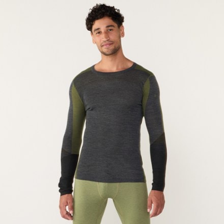 Smartwool Intraknit Thermal Merino Colorblock Crew Base Layer Top - Men's 1