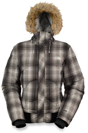 womens north face plaid jacket