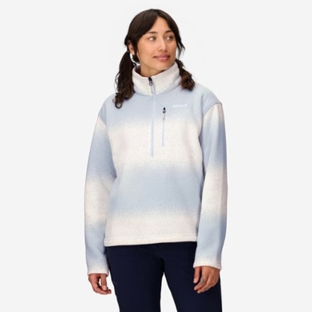 Marmot Heavyweight Drop Line Printed Half-Zip Fleece Pullover - Women's 0
