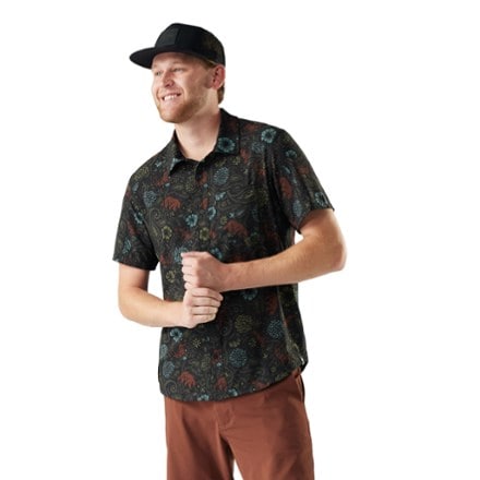 On Body Image of color Black Paisley
