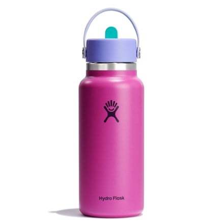 Hydro Flask Wide-Mouth Vacuum Water Bottle with Flex Straw Cap - 32 fl. oz. - Limited Edition 0