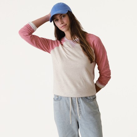 Marine Layer Varsity Raglan Shirt - Women's 4